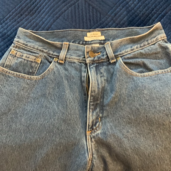 LL Bean Women’s Original Fit Flannel Lined Jeans, size 10 - Picture 7 of 9